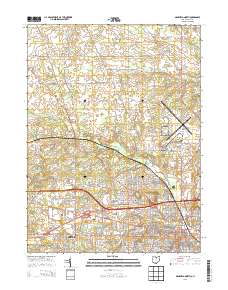 Mansfield North 2013 topographic map thumbnail