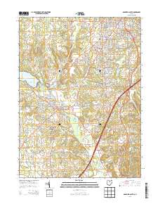 Mansfield South 2013 topographic map thumbnail
