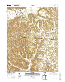 Morgantown 2013 topographic map thumbnail