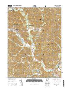 Nelsonville 2013 topographic map thumbnail