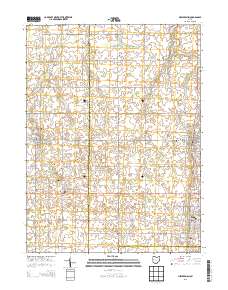 New Bremen 2013 topographic map thumbnail