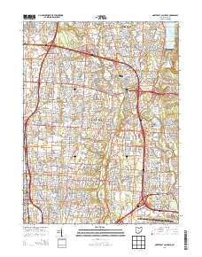 Northeast Columbus 2013 topographic map thumbnail