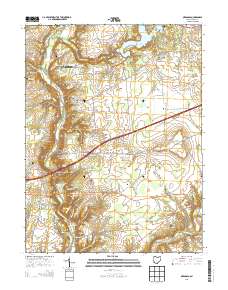 Oregonia 2013 topographic map thumbnail