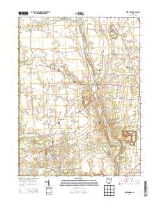 Ostrander 2013 topographic map thumbnail