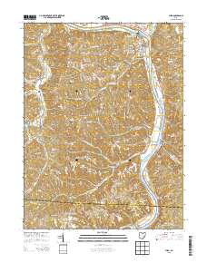 Philo 2013 topographic map thumbnail