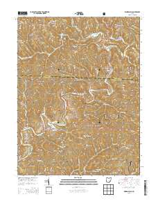 Rinard Mills 2013 topographic map thumbnail