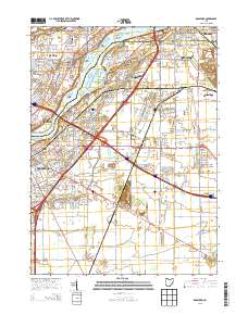 Rossford 2013 topographic map thumbnail