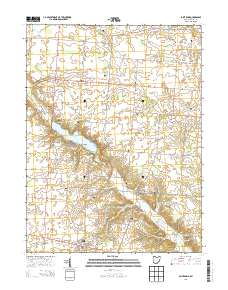 Saint Paris 2013 topographic map thumbnail