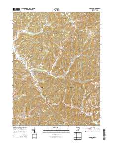 Sarahsville 2013 topographic map thumbnail