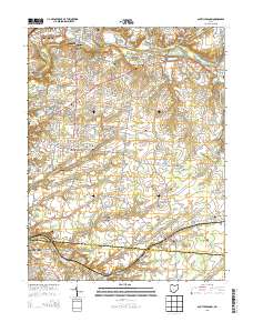 South Lebanon 2013 topographic map thumbnail