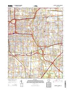 Southeast Columbus 2013 topographic map thumbnail