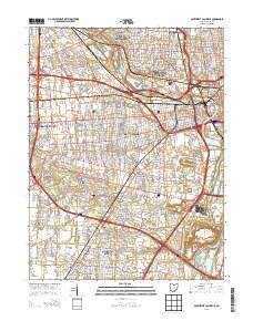 Southwest Columbus 2013 topographic map thumbnail