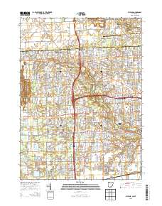 Sylvania 2013 topographic map thumbnail