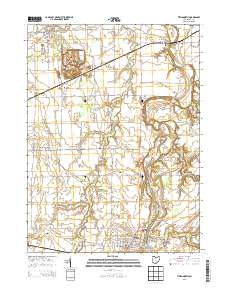 Tiffin North 2013 topographic map thumbnail