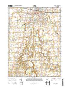 Tiffin South 2013 topographic map thumbnail
