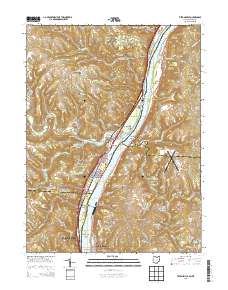 Tiltonsville 2013 topographic map thumbnail