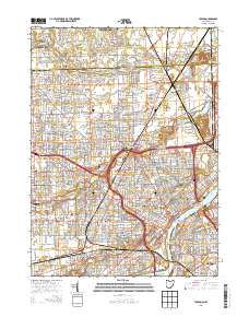 Toledo 2013 topographic map thumbnail