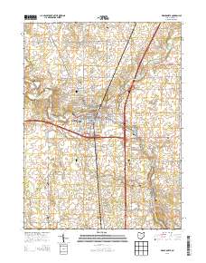 Wapakoneta 2013 topographic map thumbnail