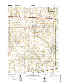 West Unity 2013 topographic map thumbnail