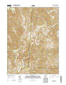 Wilkesville 2013 topographic map thumbnail