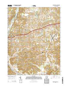 Zanesville East 2013 topographic map thumbnail