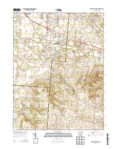 Canal Winchester 2013 topographic map thumbnail