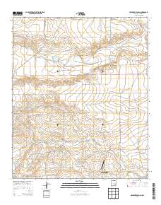 Hackberry Ranch 2013 topographic map thumbnail