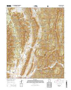 Llaves 2013 topographic map thumbnail