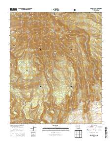 Mount Taylor 2013 topographic map thumbnail