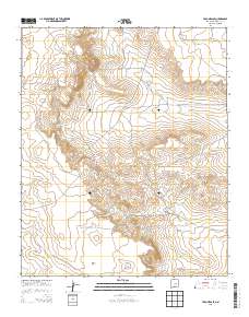 Yeso Mesa SE 2013 topographic map thumbnail