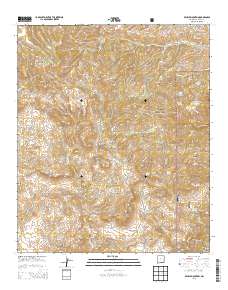 Brushy Mountain 2013 topographic map thumbnail