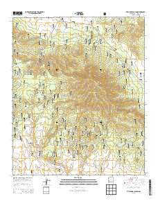 Pitchfork Canyon 2013 topographic map thumbnail