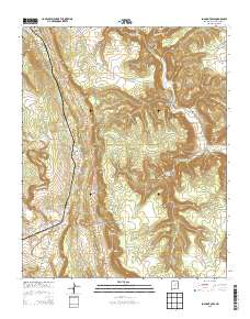 Los Montoyas 2013 topographic map thumbnail