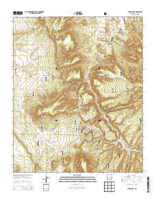 Largo Mesa 2013 topographic map thumbnail