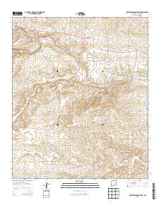 Sixteenmile Draw West 2013 topographic map thumbnail