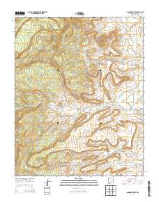Sanostee West 2013 topographic map thumbnail