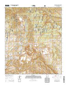 Santa Rita Mine 2013 topographic map thumbnail