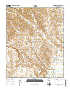 Santo Domingo Pueblo SW 2013 topographic map thumbnail