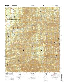 Sawmill Peak 2013 topographic map thumbnail