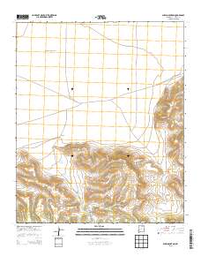 Shaw Mountain 2013 topographic map thumbnail