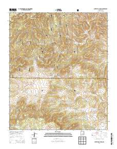 Sheeppen Canyon 2013 topographic map thumbnail