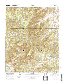 Shoemaker Canyon 2013 topographic map thumbnail