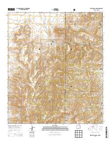 Skeleton Canyon 2013 topographic map thumbnail