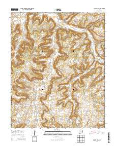 Smouse Mesa 2013 topographic map thumbnail