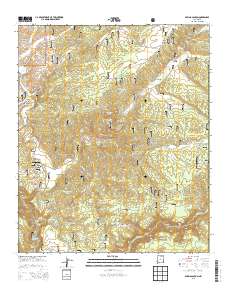 Spring Canyon 2013 topographic map thumbnail
