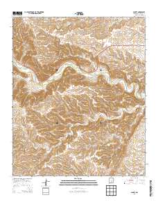 Sunset 2013 topographic map thumbnail