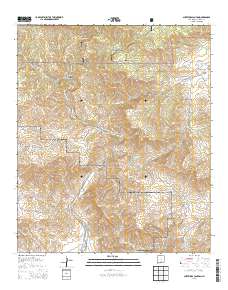 Surveyors Canyon 2013 topographic map thumbnail