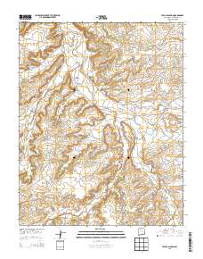 Tafoya Canyon 2013 topographic map thumbnail