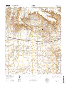 Taiban 2013 topographic map thumbnail