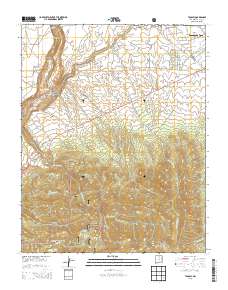 Taos SW 2013 topographic map thumbnail